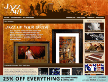 Tablet Screenshot of jazz-art.com